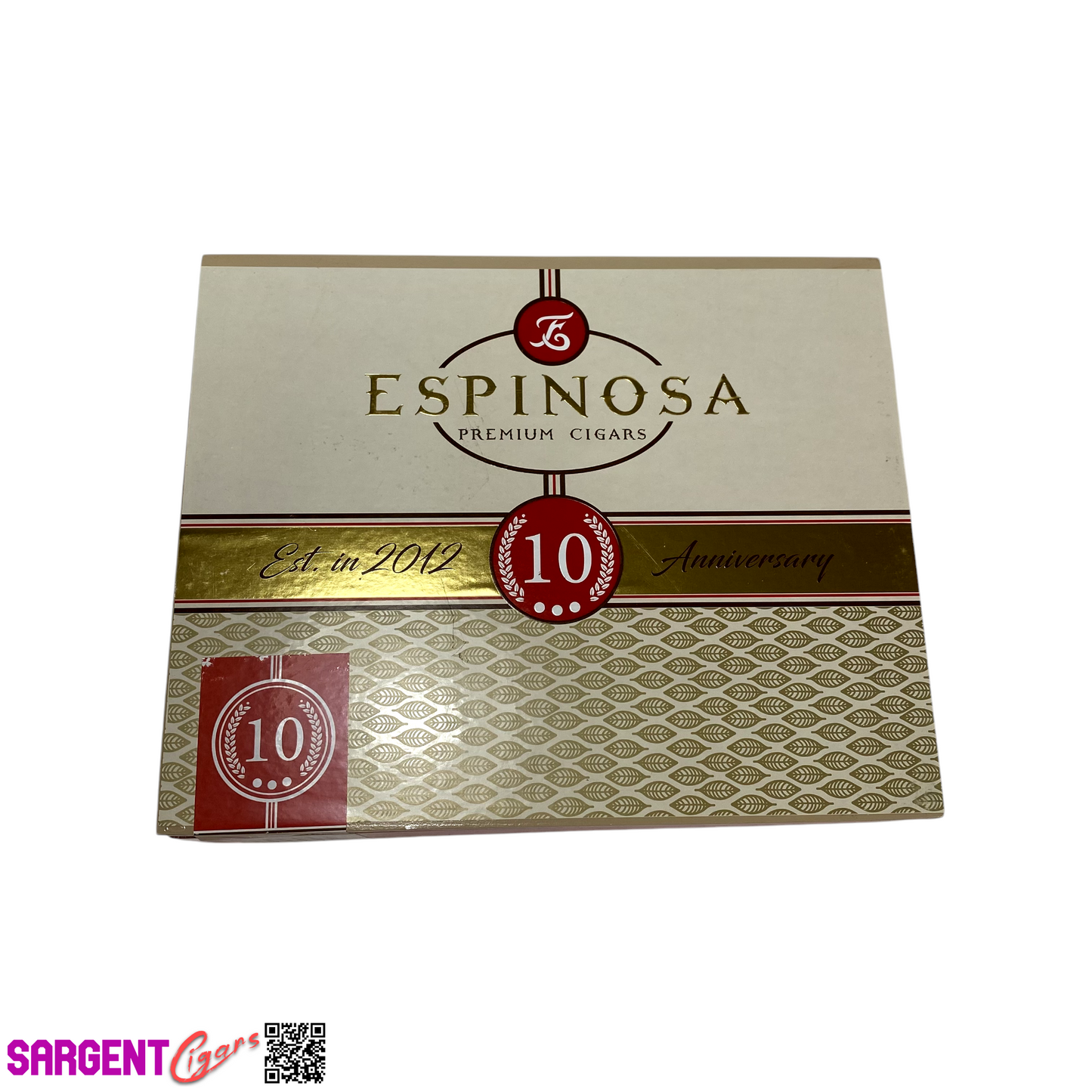 Espinosa 10th Anniversary Toro Empty Wooden Cigar Box 8.5x7x2