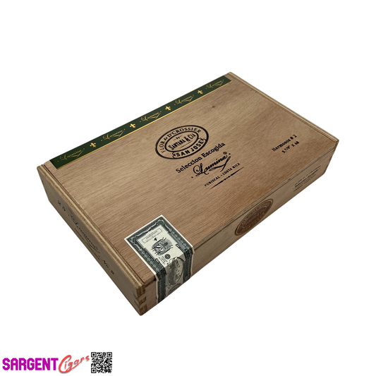 Flor De D'Crossier Hermosos No2 Empty Wooden Cigar Box 10.5x6.5x2