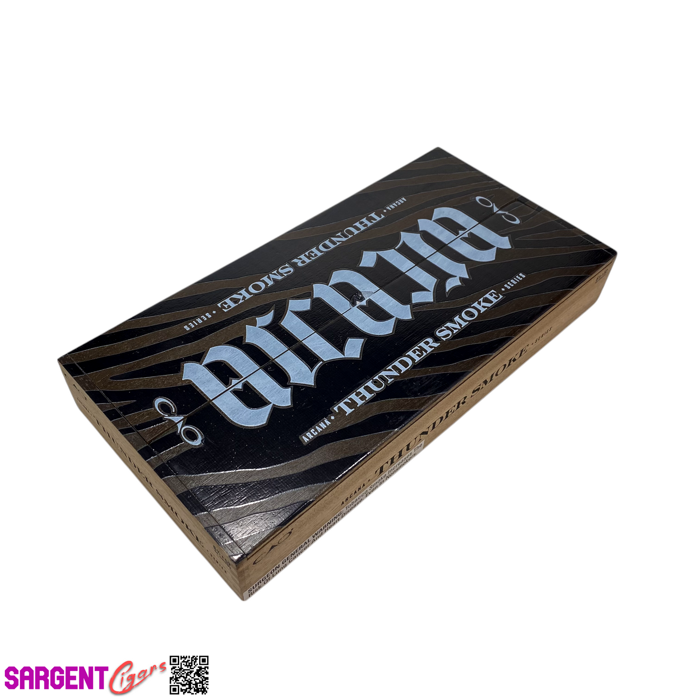 Cao Arcana Series Thunder Smoke Empty Wooden Cigar Box 14x7x2.25