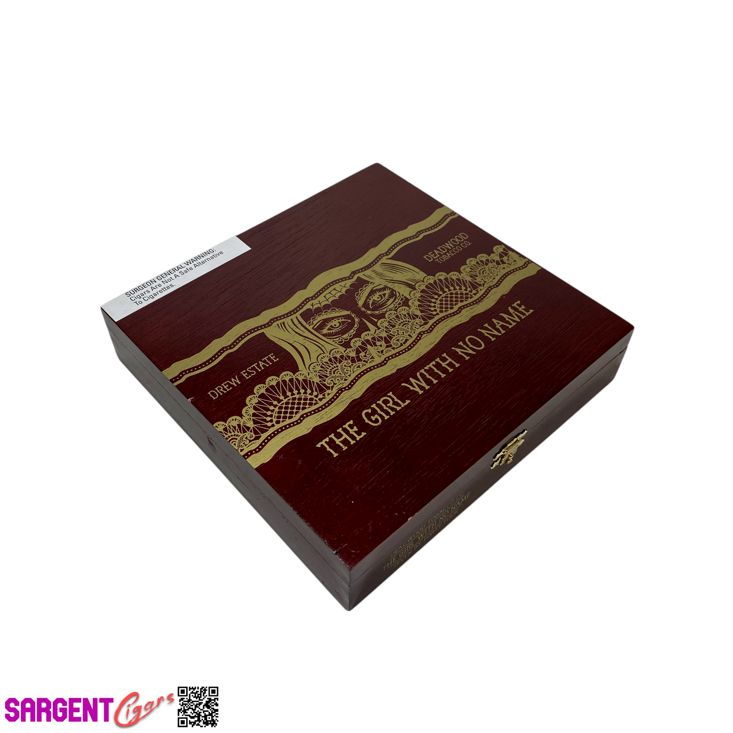 Deadwood The Girl With No Name Empty Wooden Cigar Box 8.25x8x1.75