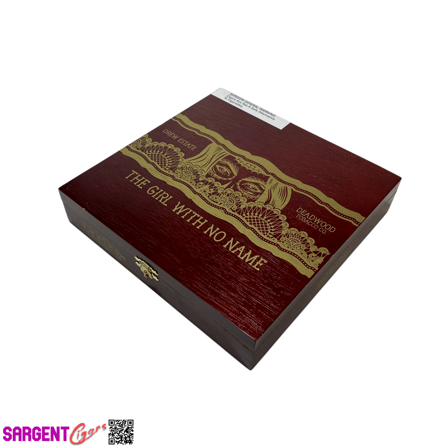 Deadwood The Girl With No Name Empty Wooden Cigar Box 8.25x8x1.75