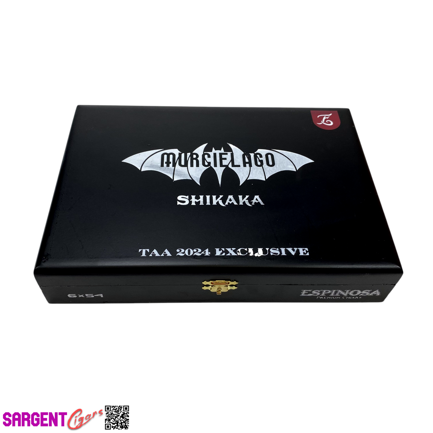Espinosa TAA Murcielago Shikaka Toro Empty Wooden Cigar Box 10x7x2