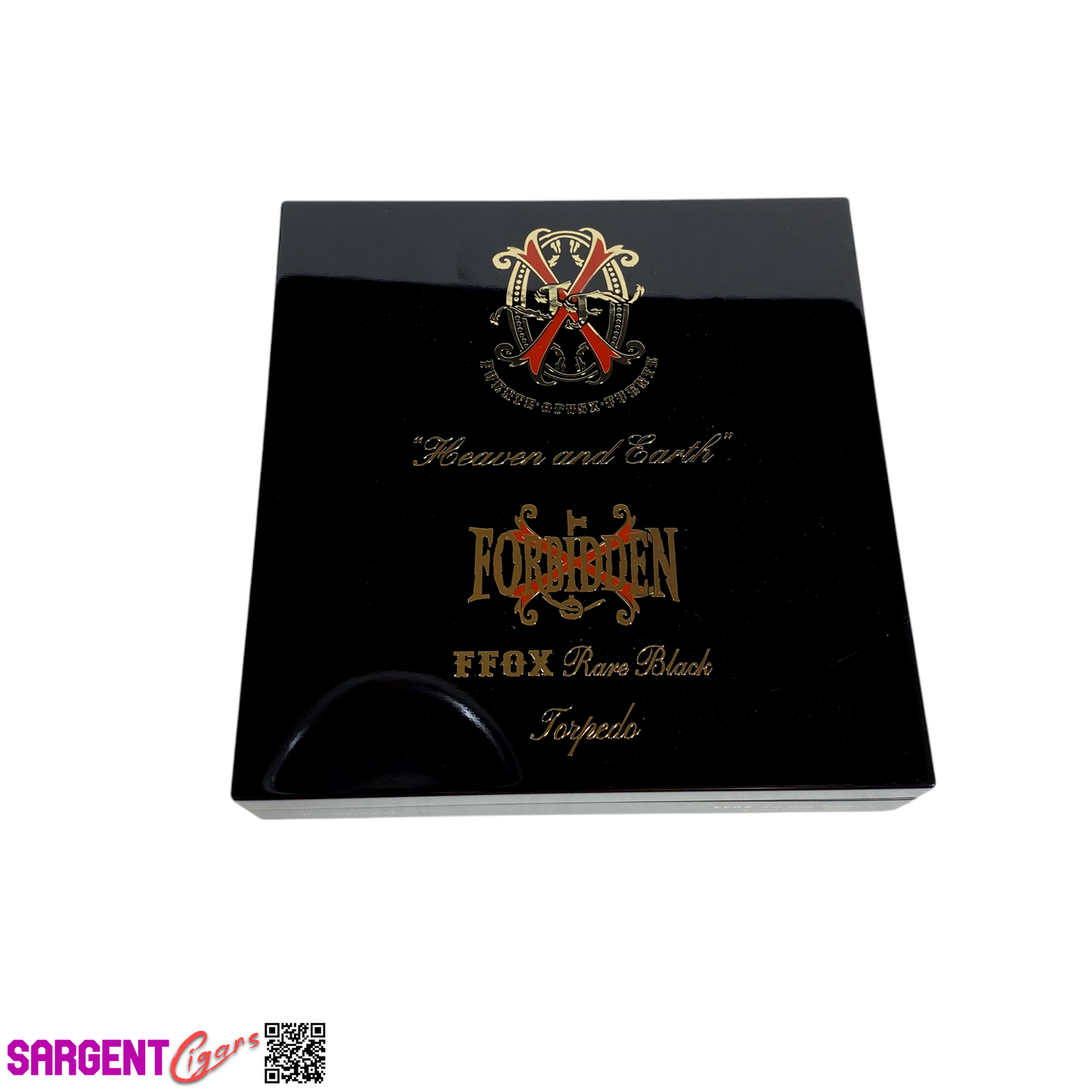 Arturo Fuente Opus X Forbidden Torpedo Empty Wooden Cigar Box 8x8.25x1.5 (1)