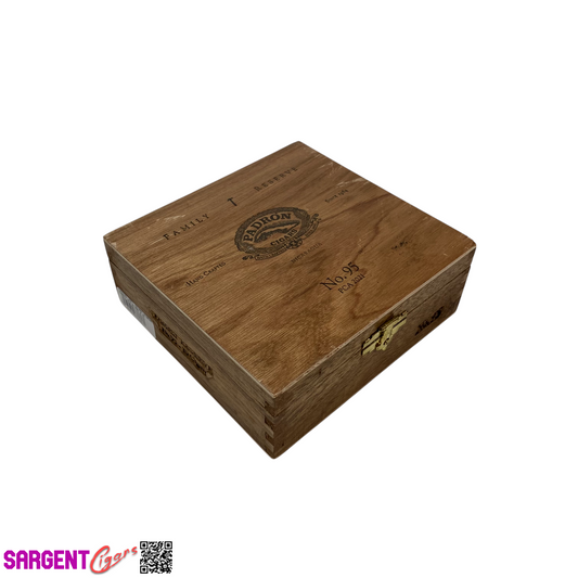 Padron No95 Empty Wooden Cigar Box 6x5.75x2.25