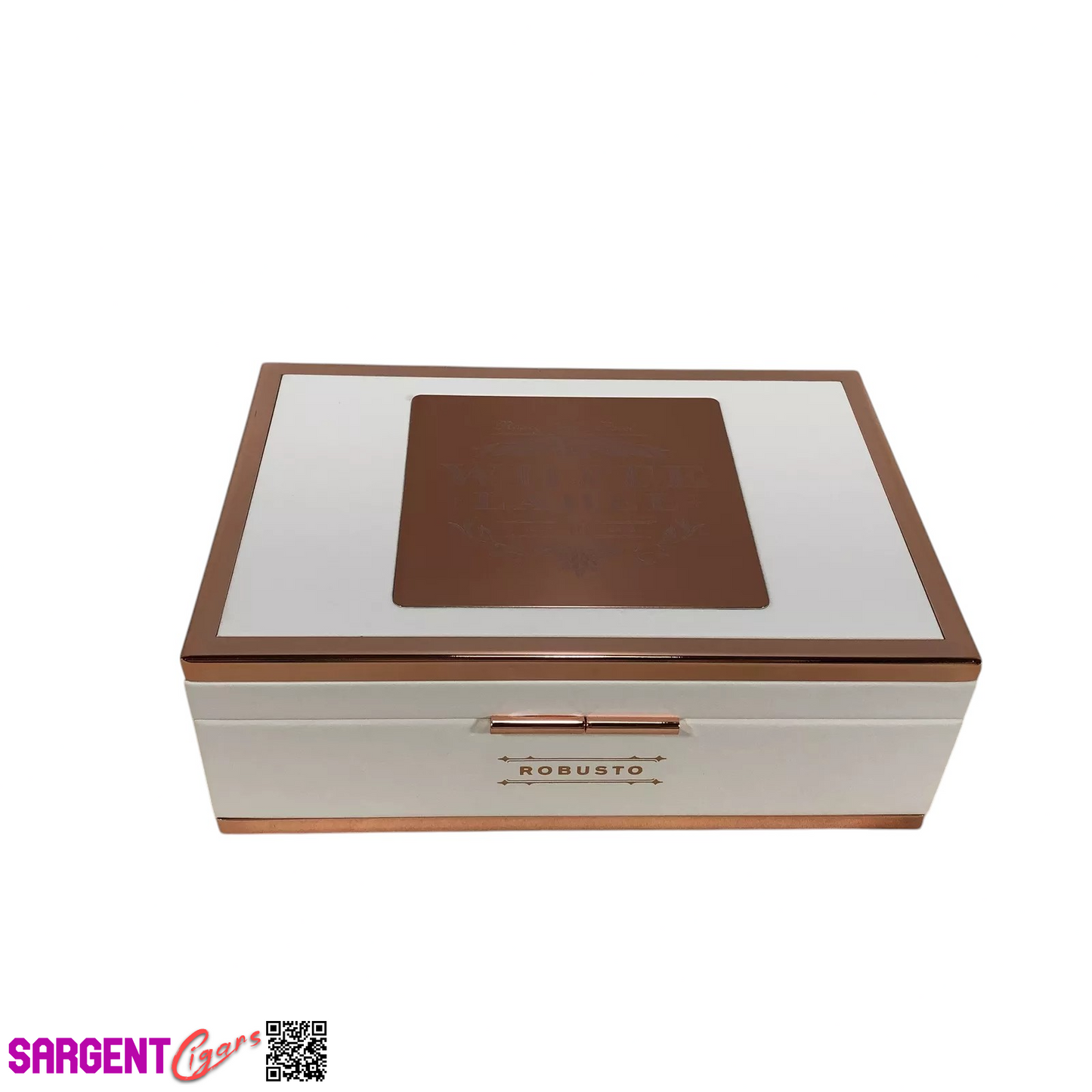 Rocky Patel White Label Robusto Empty Wooden Cigar Box 8.75x6x3.5