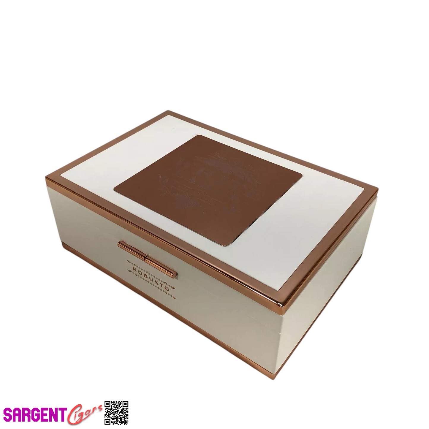 Rocky Patel White Label Robusto Empty Wooden Cigar Box 8.75x6x3.5