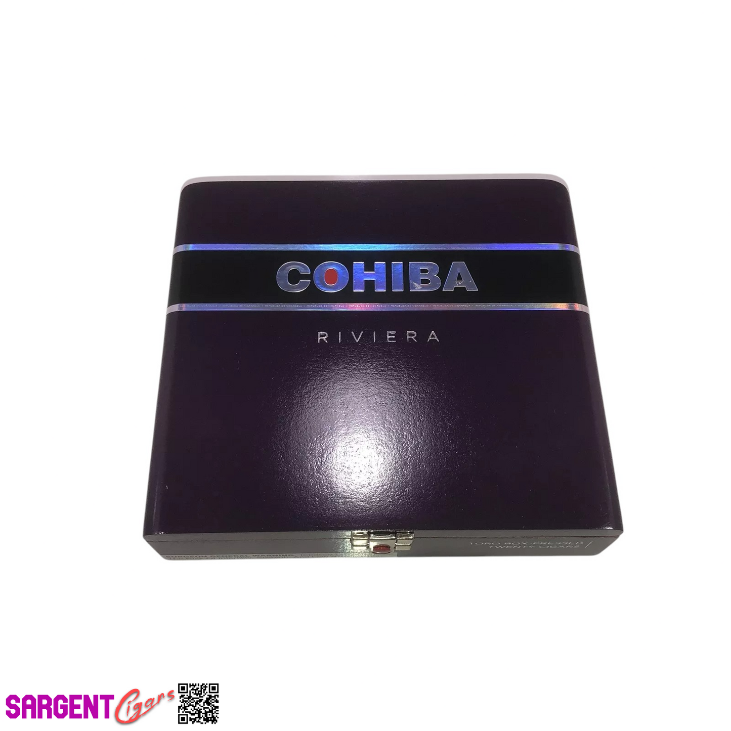 Cohiba Riviera Toro Empty Wooden Cigar Box 8.5x7.75x2.25