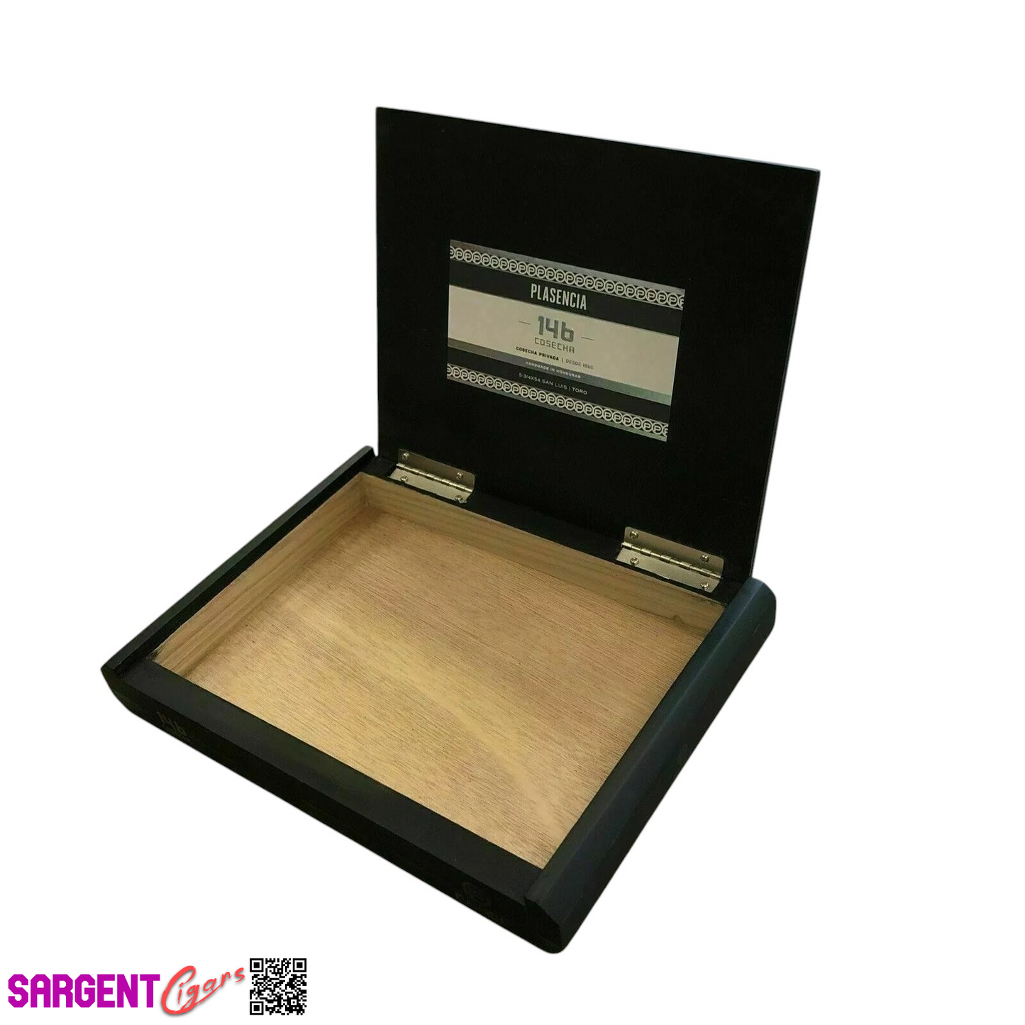 Plasencia 146 Cosecha Gordo Empty Wooden Cigar Box 10.25x7.5x1.5
