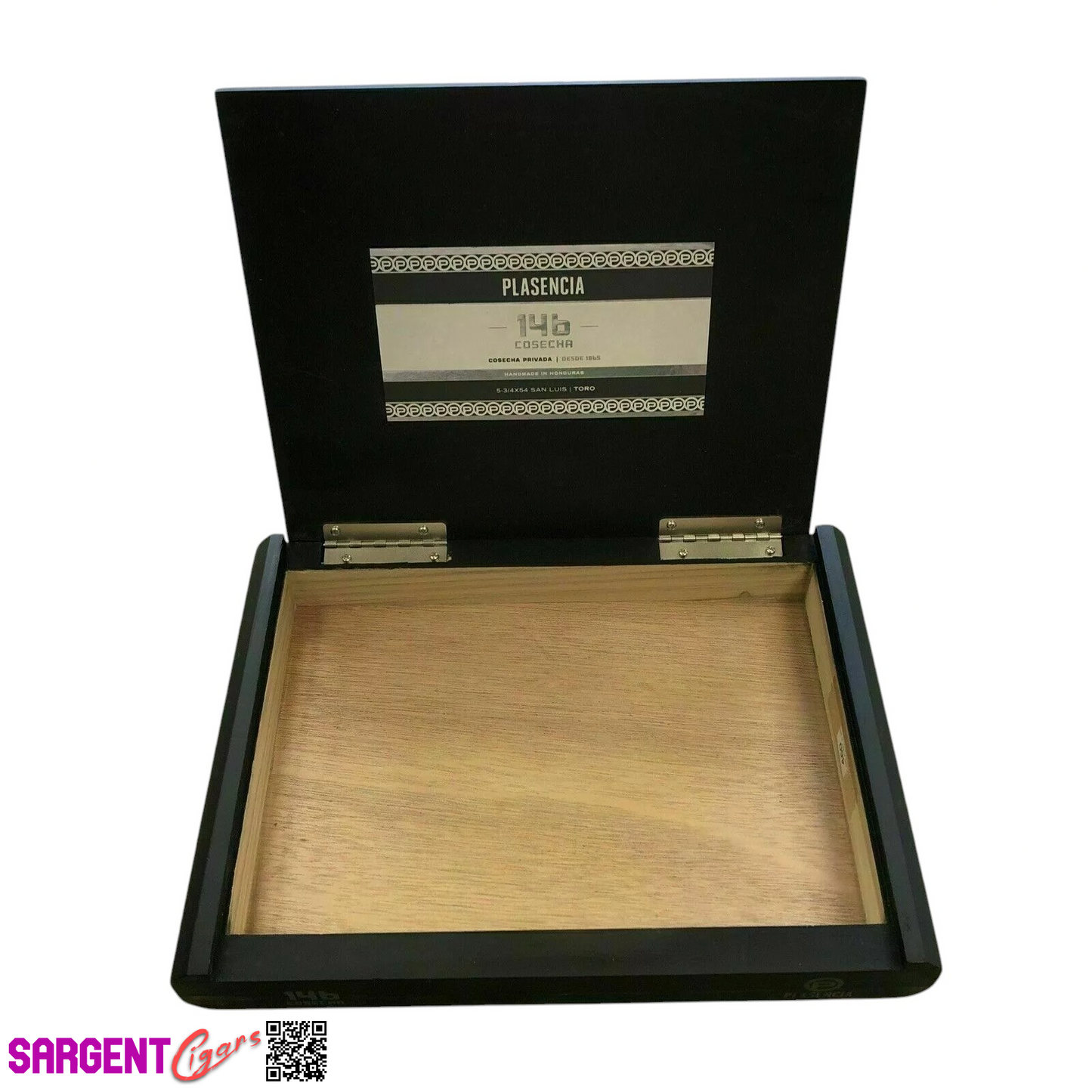 Plasencia 146 Cosecha Gordo Empty Wooden Cigar Box 10.25x7.5x1.5