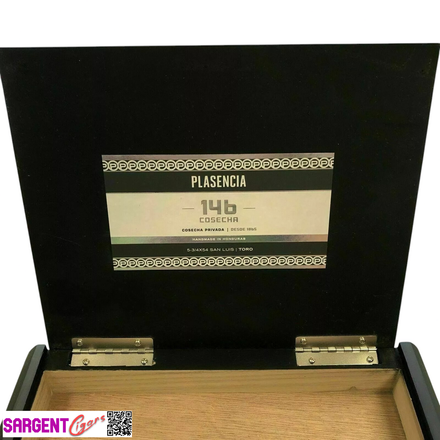 Plasencia 146 Cosecha Gordo Empty Wooden Cigar Box 10.25x7.5x1.5
