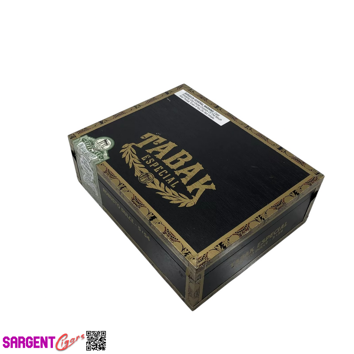 Tabak Especial Robusto Empty Wooden Cigar Box 9x7x3