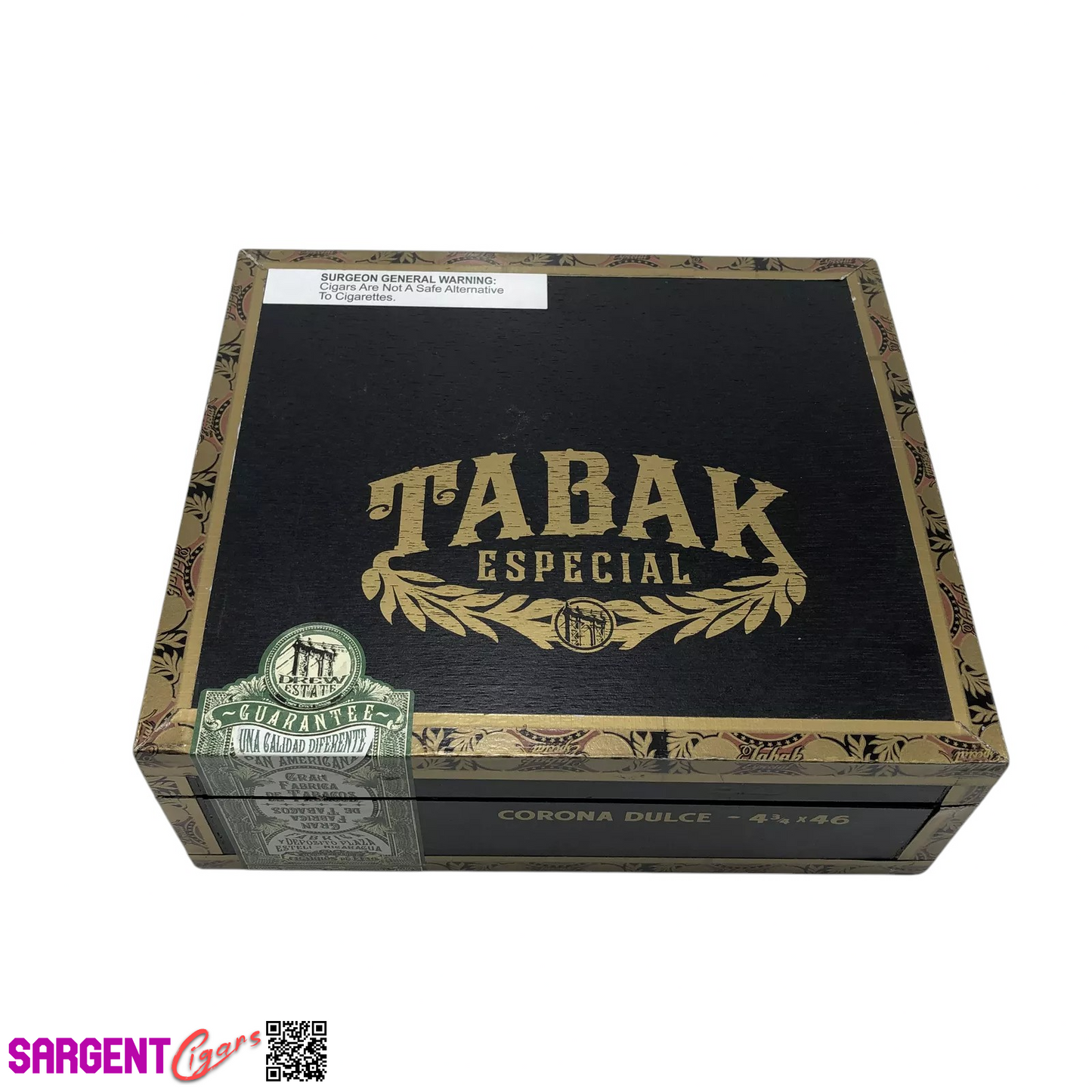 Tabak Especial Corona Empty Wooden Cigar Box 8x7x3