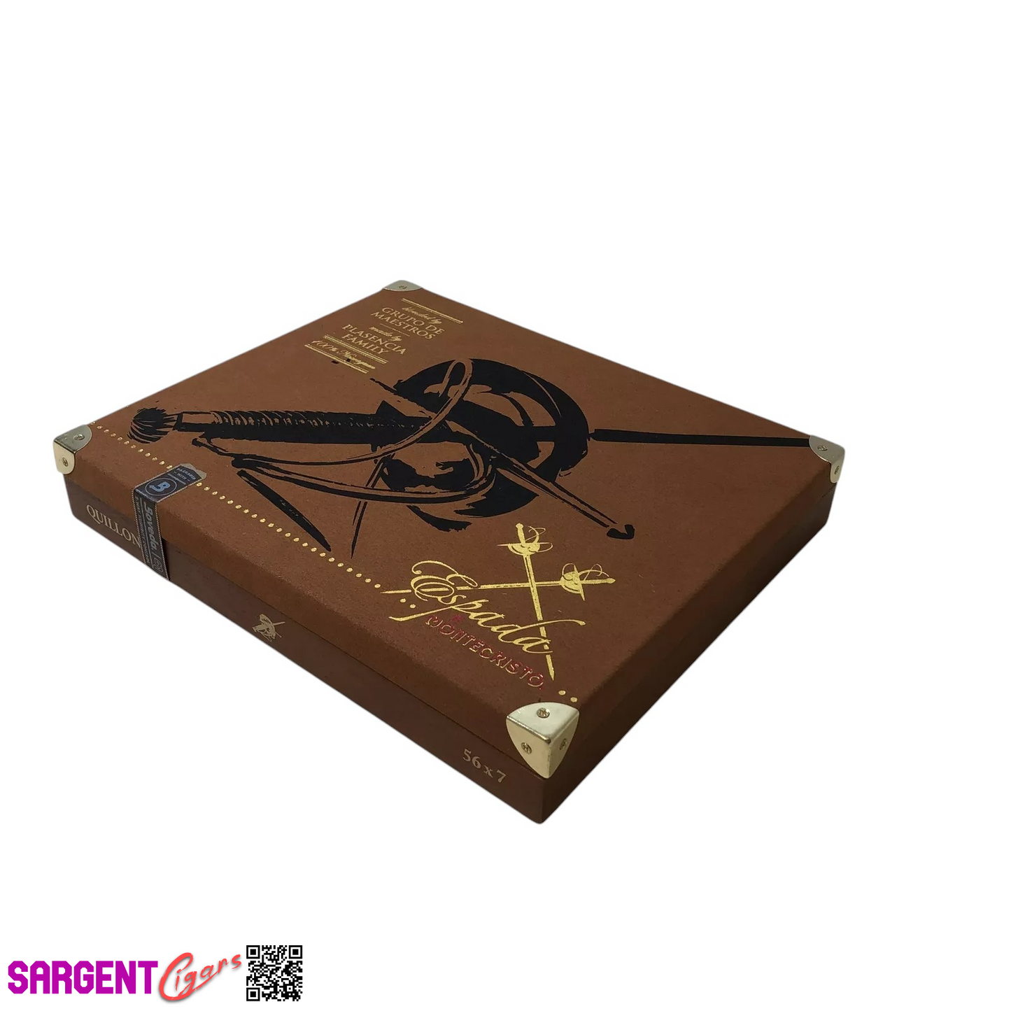 Montecristo Espada Quillon Empty Wooden Cigar Box 9.75x8.25x1.75