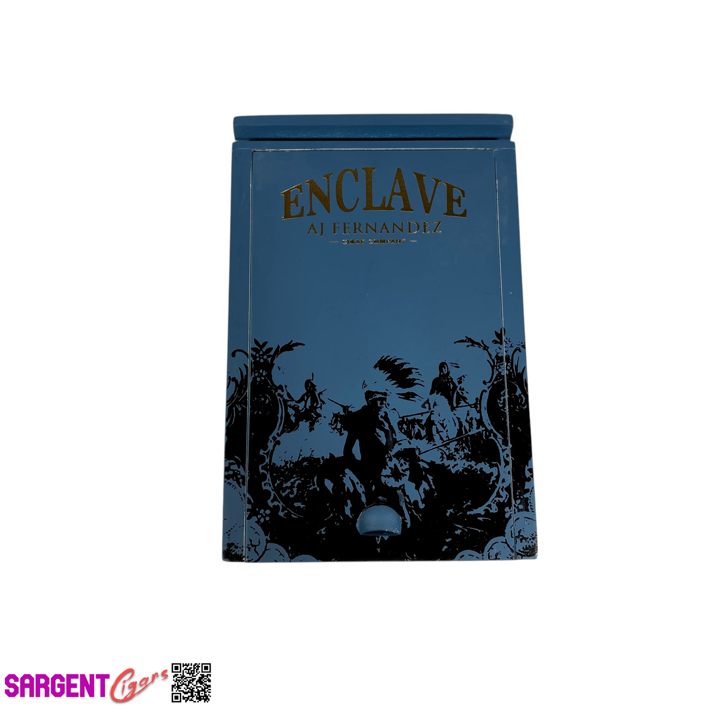 Aj Fernandez Enclave Toro Empty Wooden Cigar Box 4.75x7x3.75