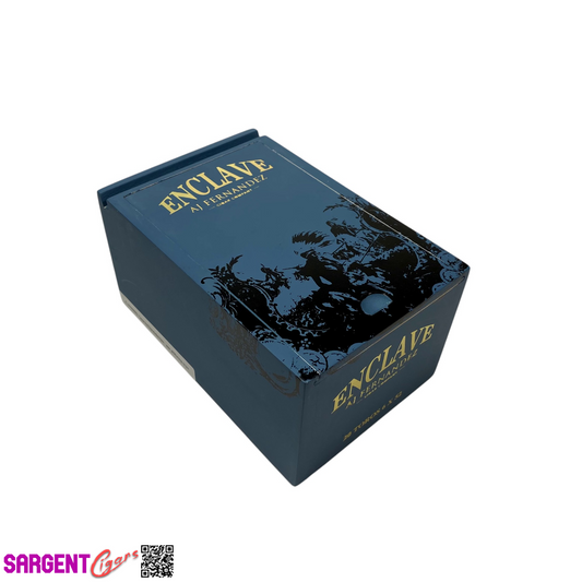 Aj Fernandez Enclave Toro Empty Wooden Cigar Box 4.75x7x3.75