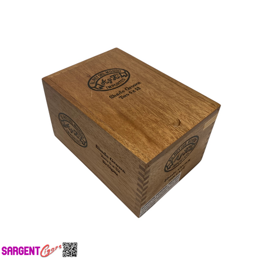 Del Mundo Shade Toro Empty Wooden Cigar Box 4.75x6.75x3.75