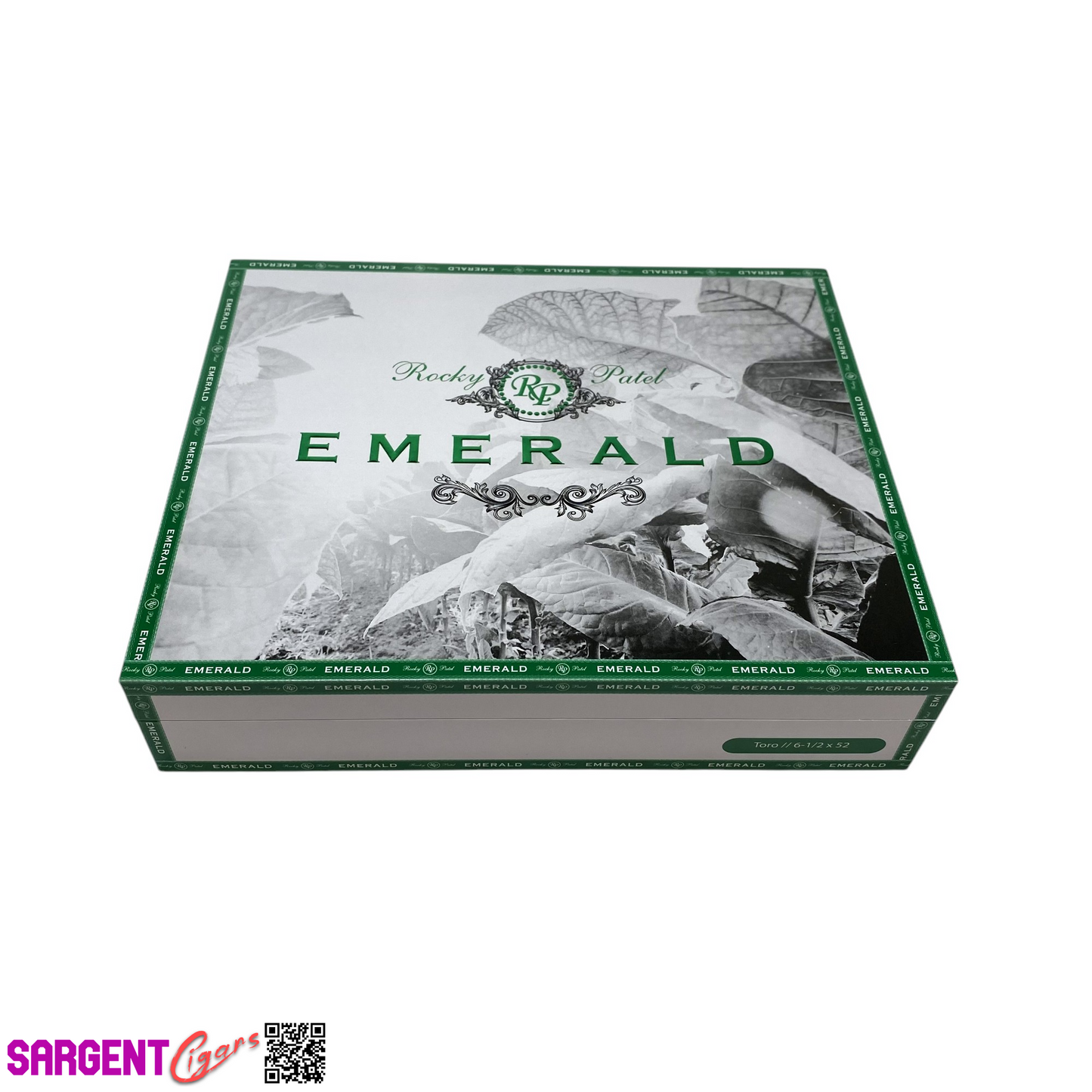 Rocky Patel Emerald Toro Empty Wooden Cigar Box 9.25x7.75x2