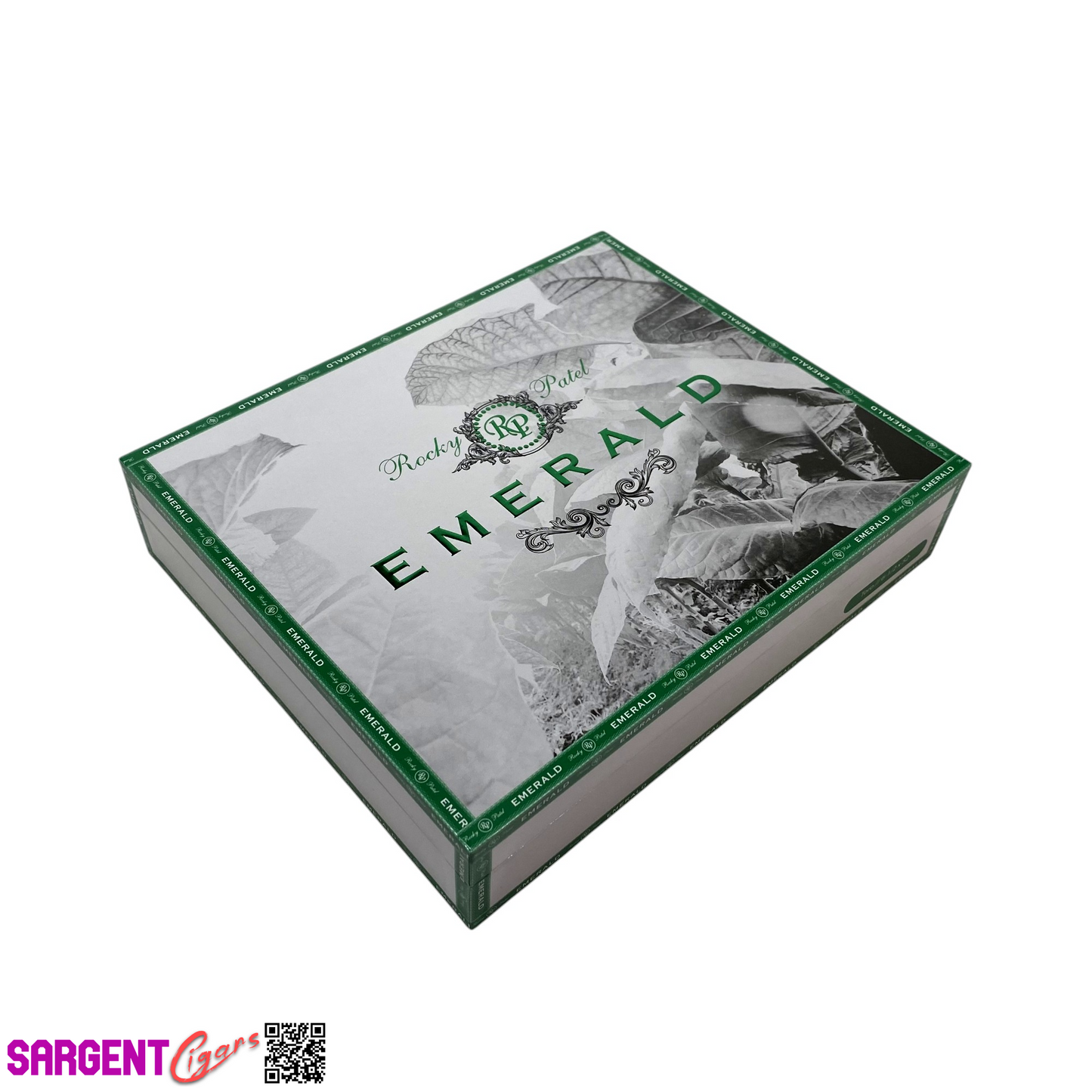 Rocky Patel Emerald Toro Empty Wooden Cigar Box 9.25x7.75x2