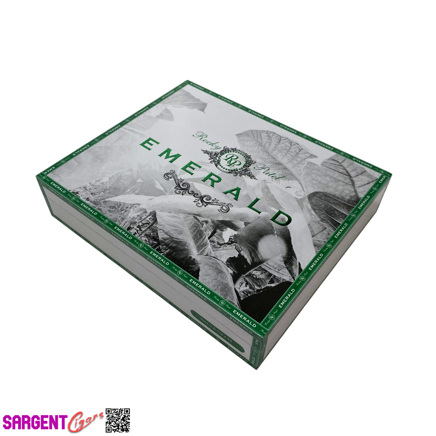 Rocky Patel Emerald Toro Empty Wooden Cigar Box 9.25x7.75x2