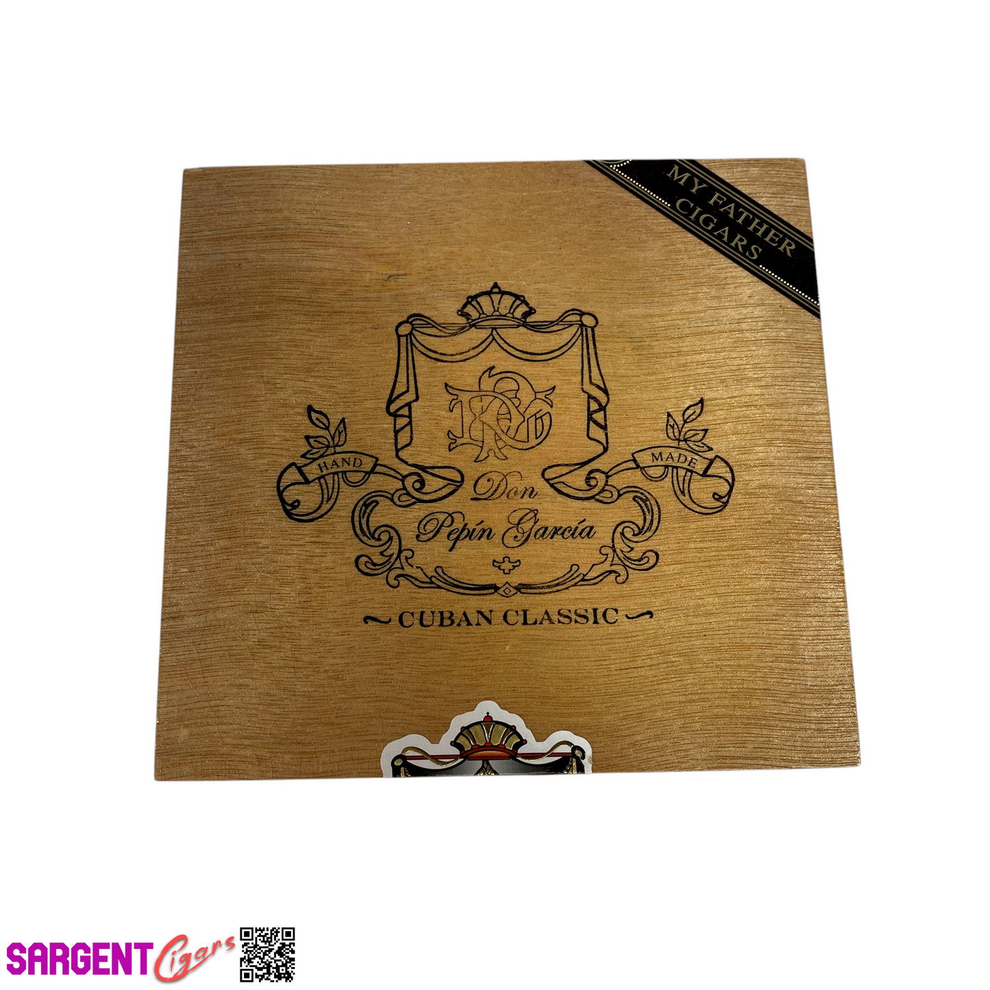 Don Pepin Garcia 2001 Toro Gordo Empty Wooden Cigar Box 7.25x7x3.25