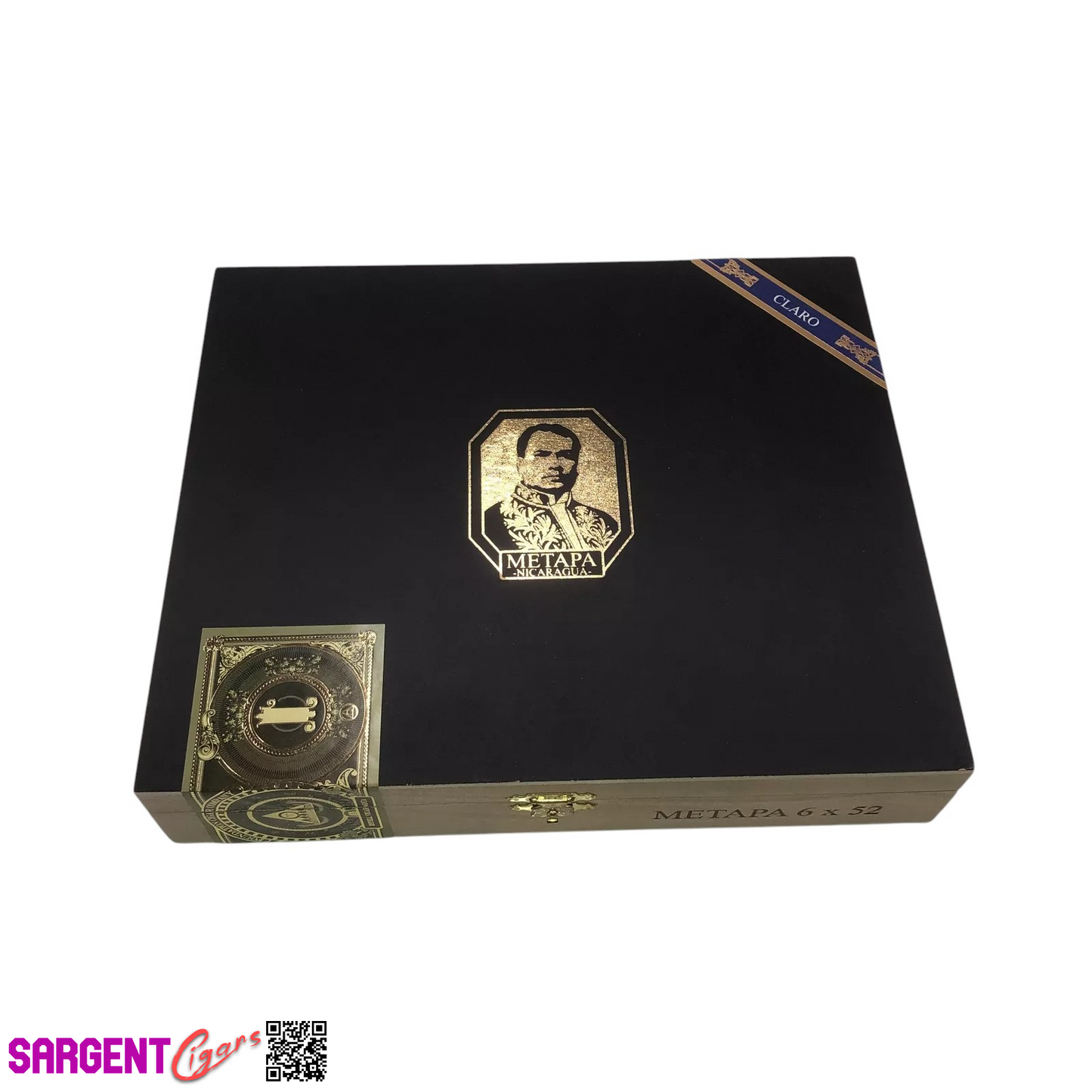 Foundation Metapa 52 Empty Wooden Cigar Box 9.25x8x1.75