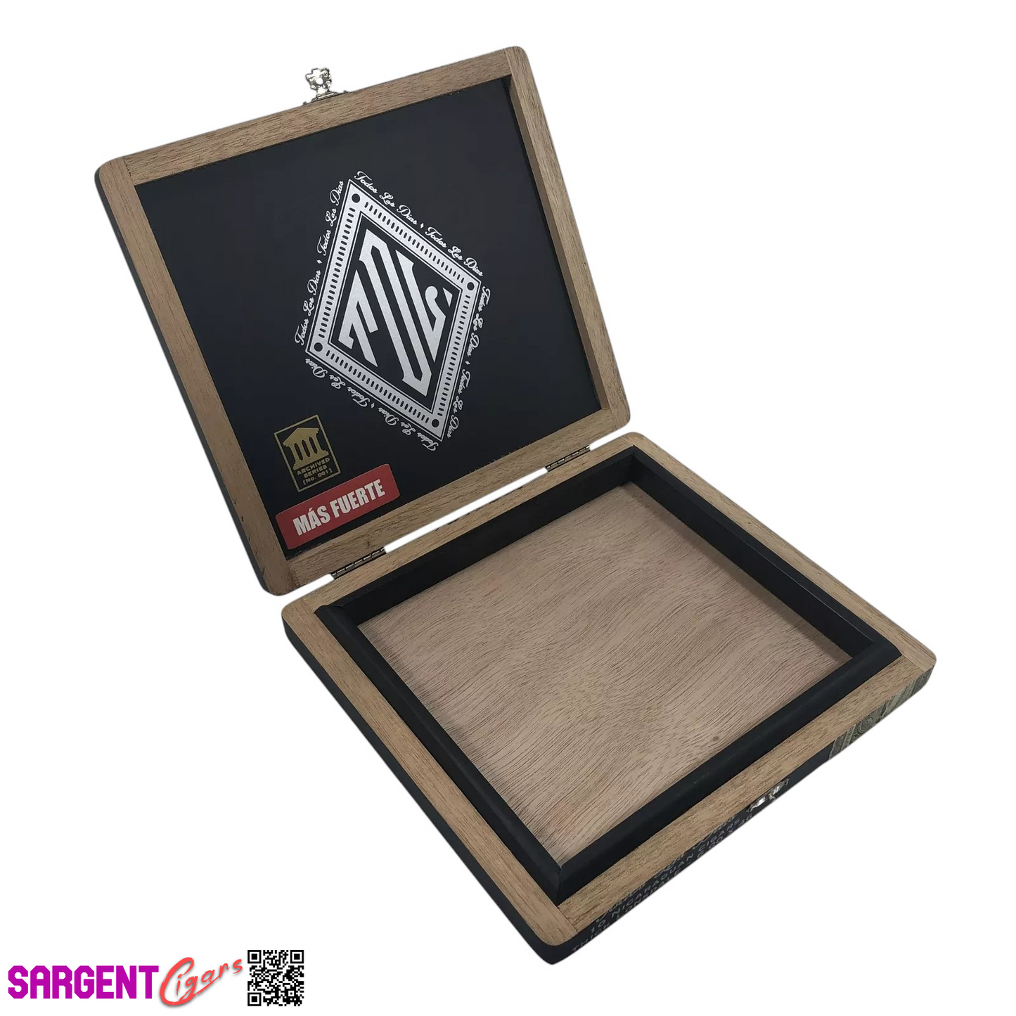 Dunbarton Todos Las Dias Lonsdale Empty Wooden Cigar Box 9x8x1