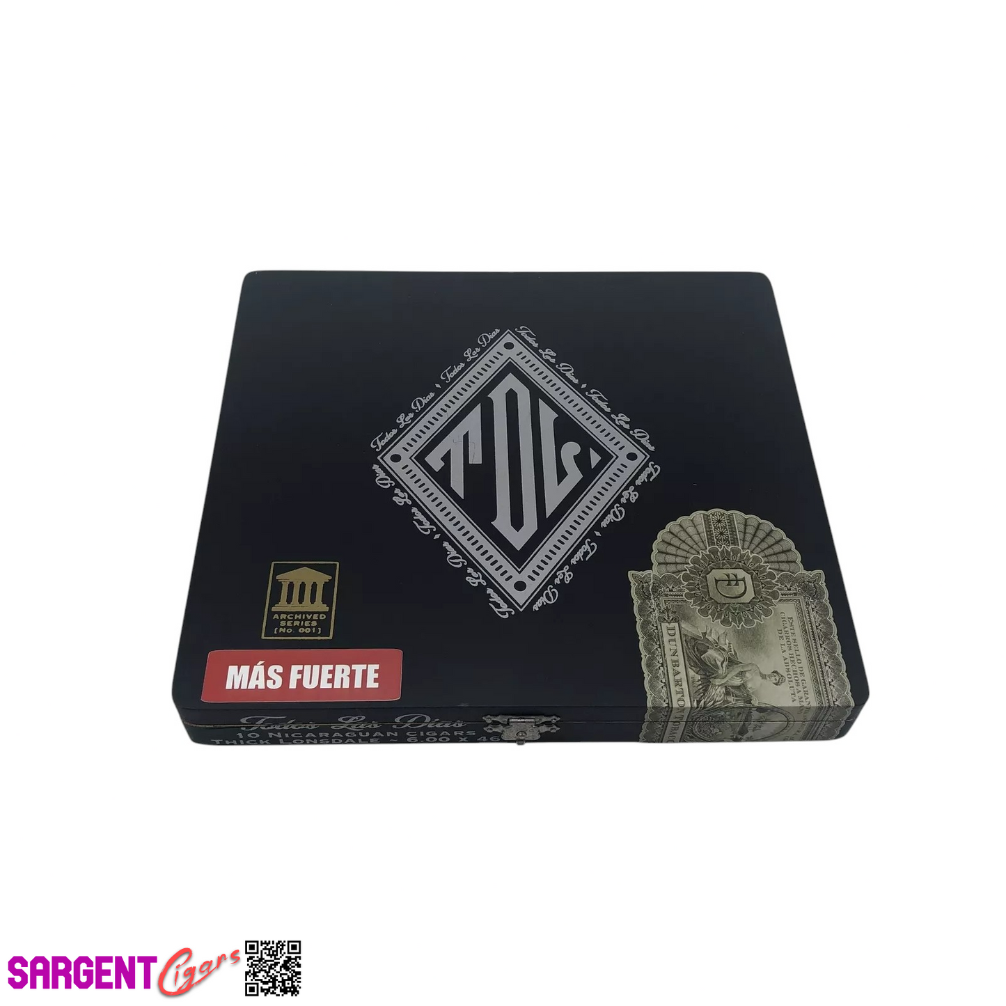 Dunbarton Todos Las Dias Lonsdale Empty Wooden Cigar Box 9x8x1