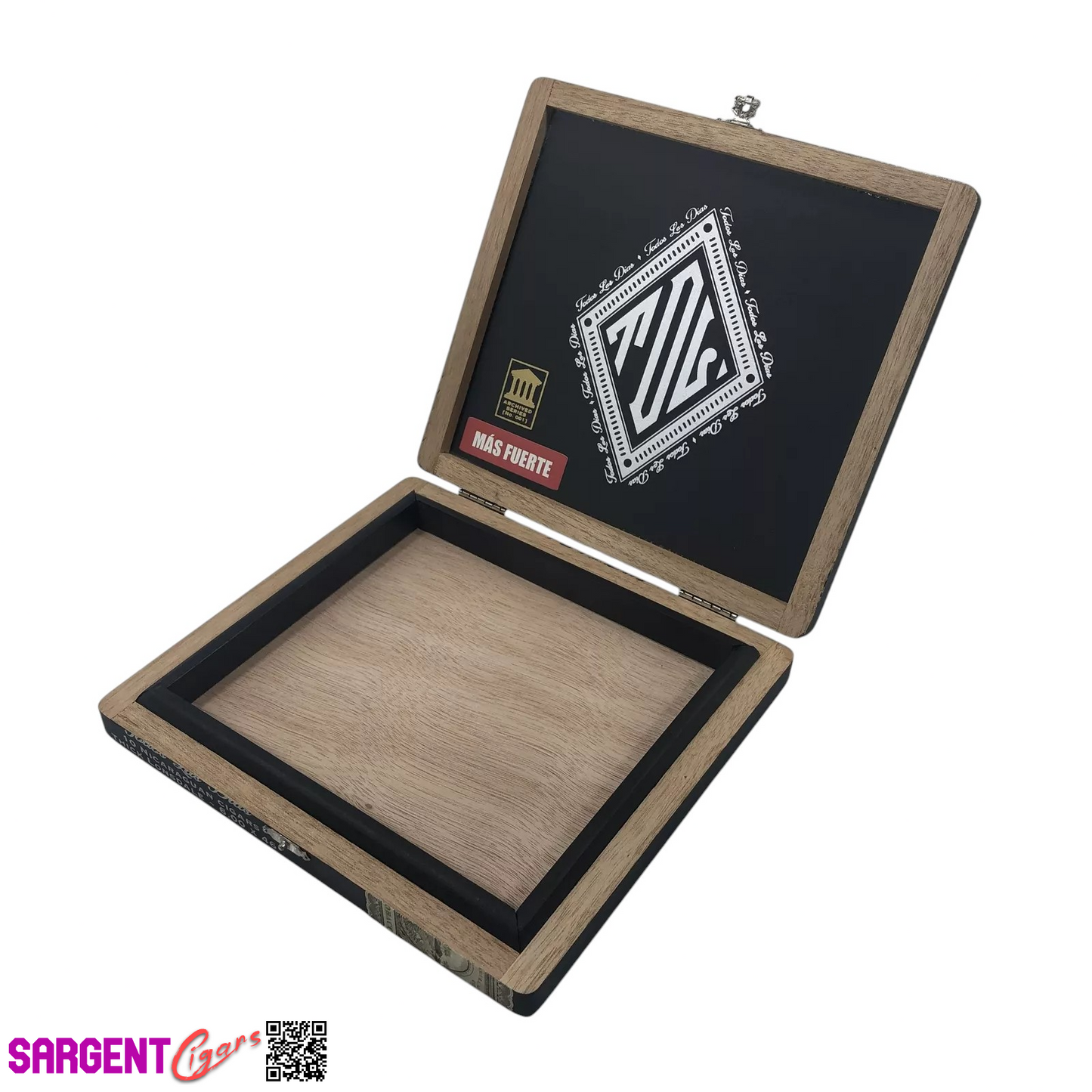 Dunbarton Todos Las Dias Lonsdale Empty Wooden Cigar Box 9x8x1