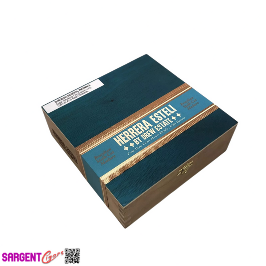 Herrera Esteli Maduro Lonsdale Empty Wooden Cigar Box 7.25x7.25x2.5