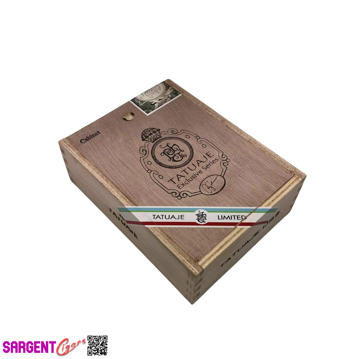 Tatuaje Exclusive Series Empty Wooden Cigar Box 5.25x6.75x2.25