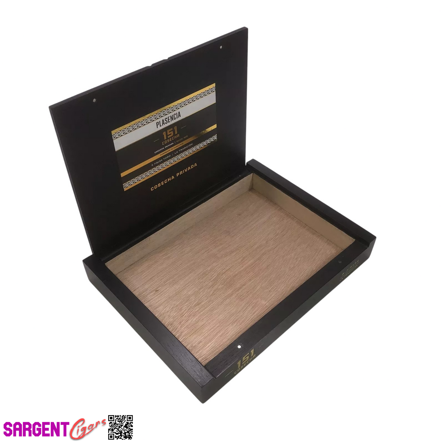 Plasencia 151 La Tradicion Empty Wooden Cigar Box 9.75x7.25x1.25