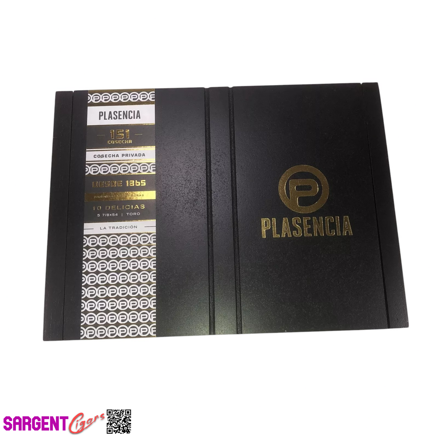 Plasencia 151 La Tradicion Empty Wooden Cigar Box 9.75x7.25x1.25