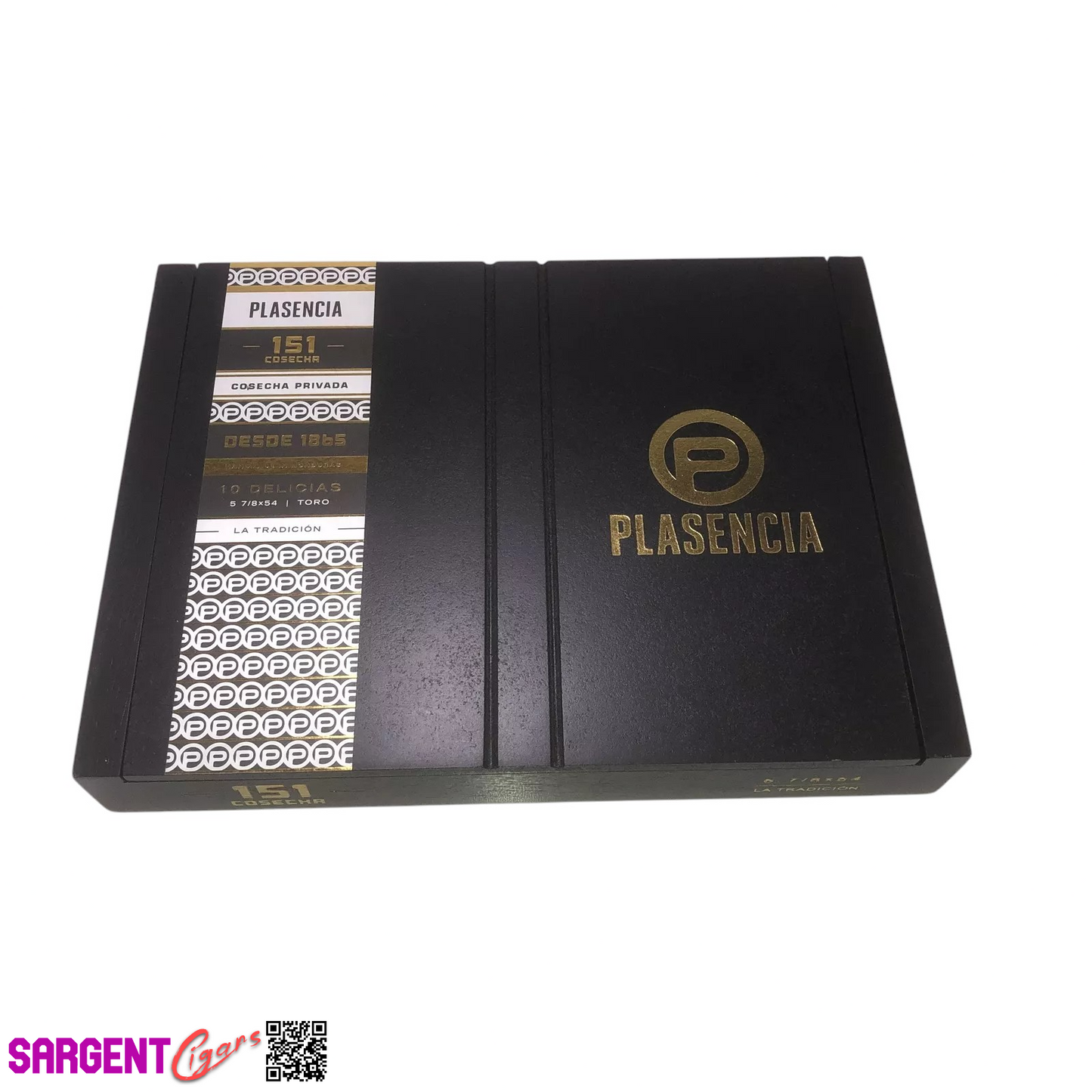 Plasencia 151 La Tradicion Empty Wooden Cigar Box 9.75x7.25x1.25