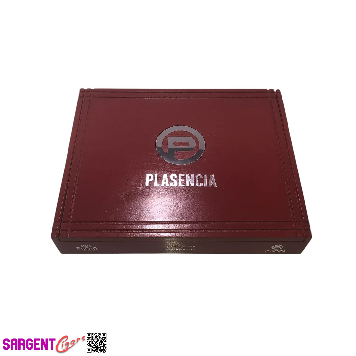 Plasencia Alma Fuego Flama Empty Wooden Cigar Box 10x8.25x1.5