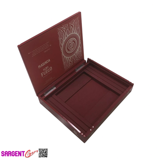 Plasencia Alma Fuego Flama Empty Wooden Cigar Box 10x8.25x1.5
