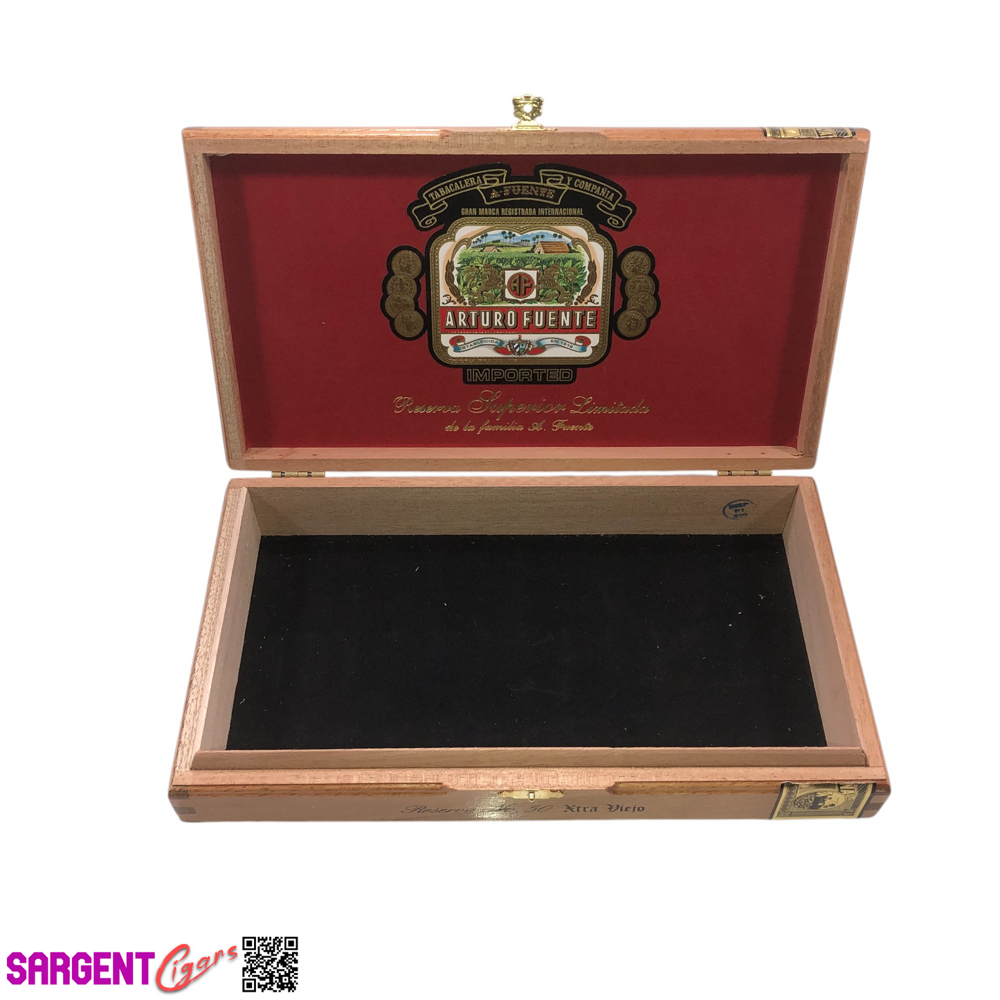 Arturo Fuente Anejo No50 Empty Wooden Cigar Box 11.25x6.25x2.25