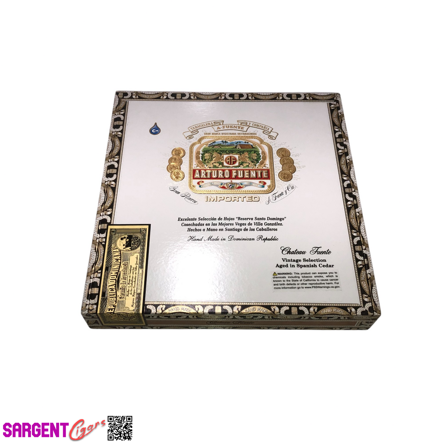 Arturo Fuente Chateau Empty Cigar Box 9.5x9.75x1.25