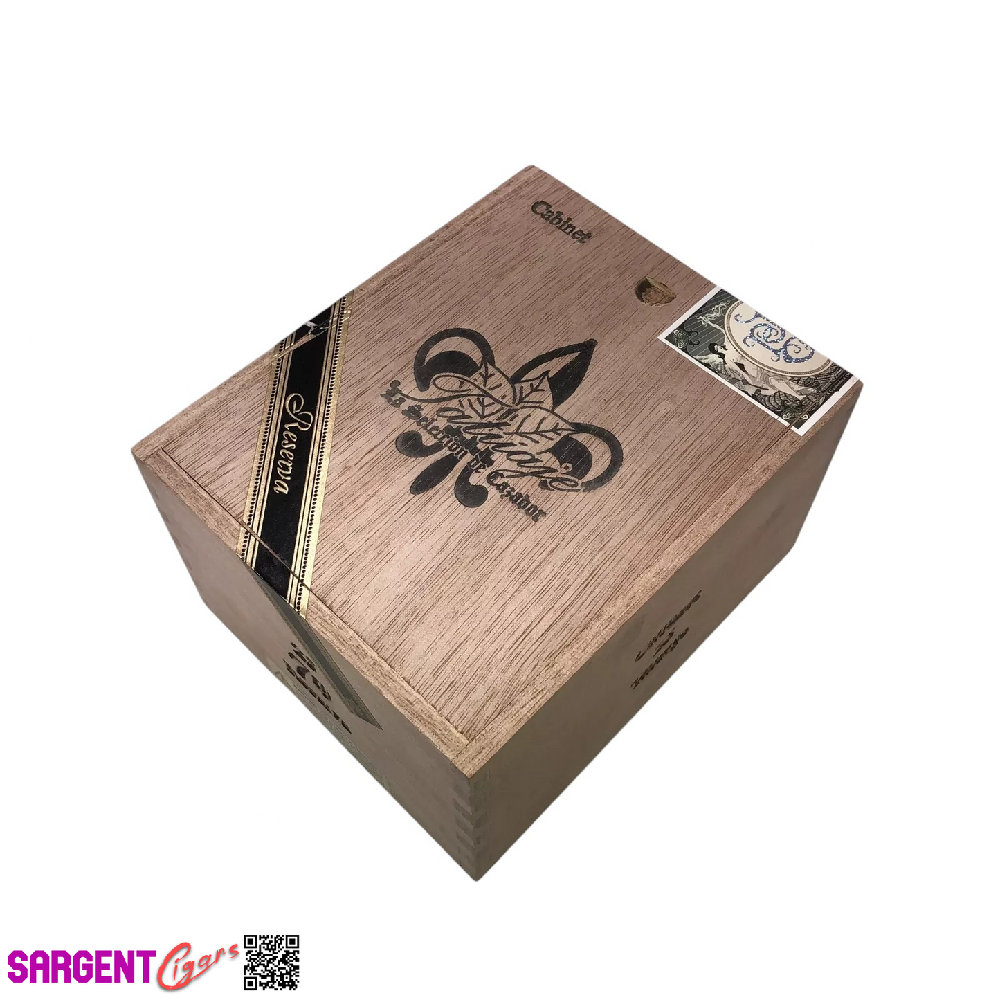 Tatuaje Cabinet 7th Empty Wooden Cigar Box 5x6.25x3.5