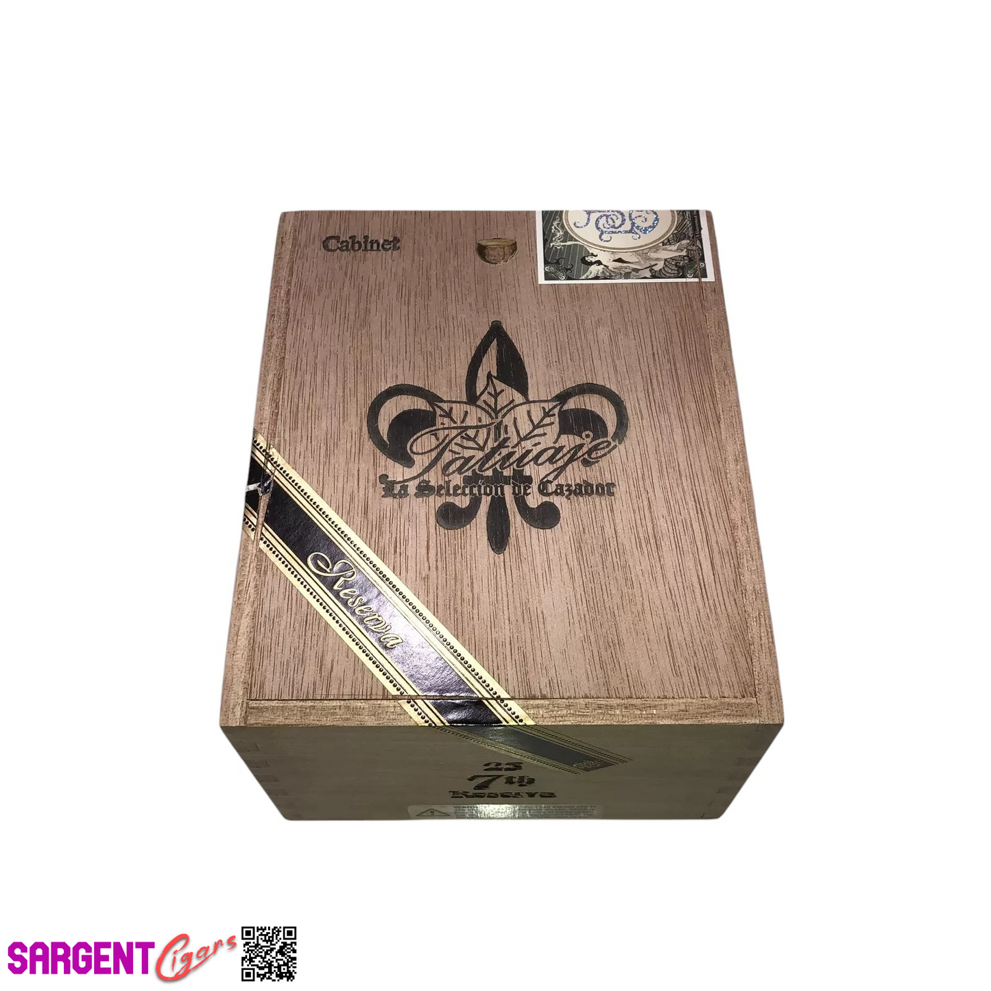 Tatuaje Cabinet 7th Empty Wooden Cigar Box 5x6.25x3.5