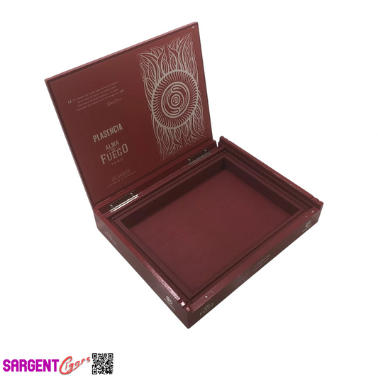 Plasencia Alma Fuego Concepcion Empty Wooden Cigar Box 10x8.25x1.5
