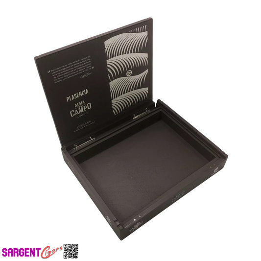 Plasencia Alma Del Campo Madrono Brown Empty Wooden Cigar Box 10x8.25x1.5