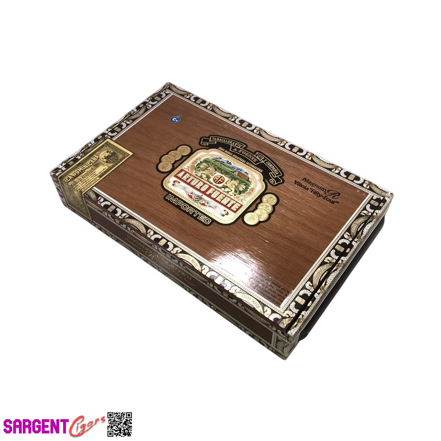 Arturo Fuente Rosado Sungrown 54 Empty Cigar Box 10.75x6.75x2