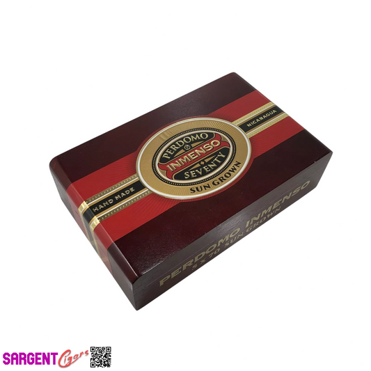 Perdomo Inmenso 5x70 Sungrown Empty Wooden Cigar Box 9.75x6x2.75