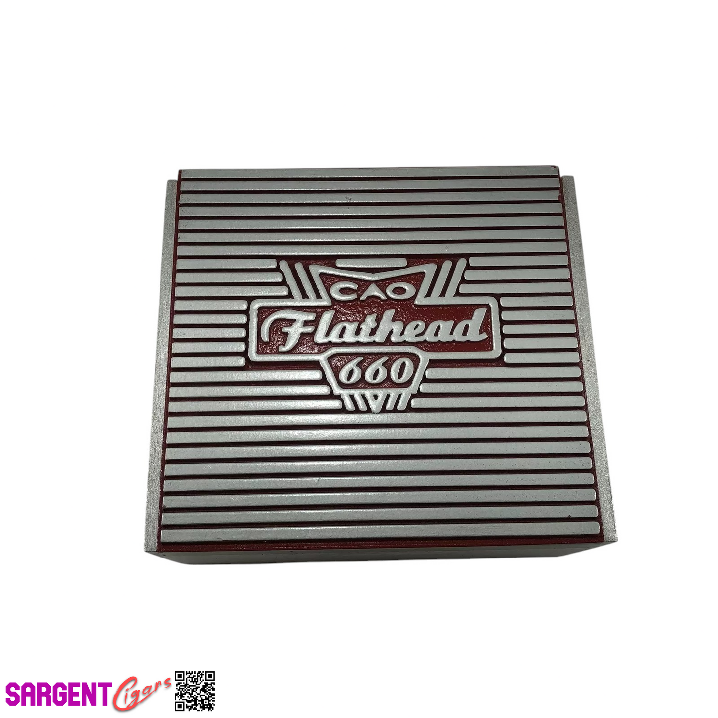 CAO Flathead 660 Empty Wooden Cigar Box 7.75x7x4