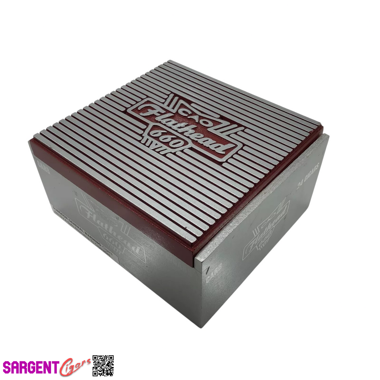 CAO Flathead 660 Empty Wooden Cigar Box 7.75x7x4