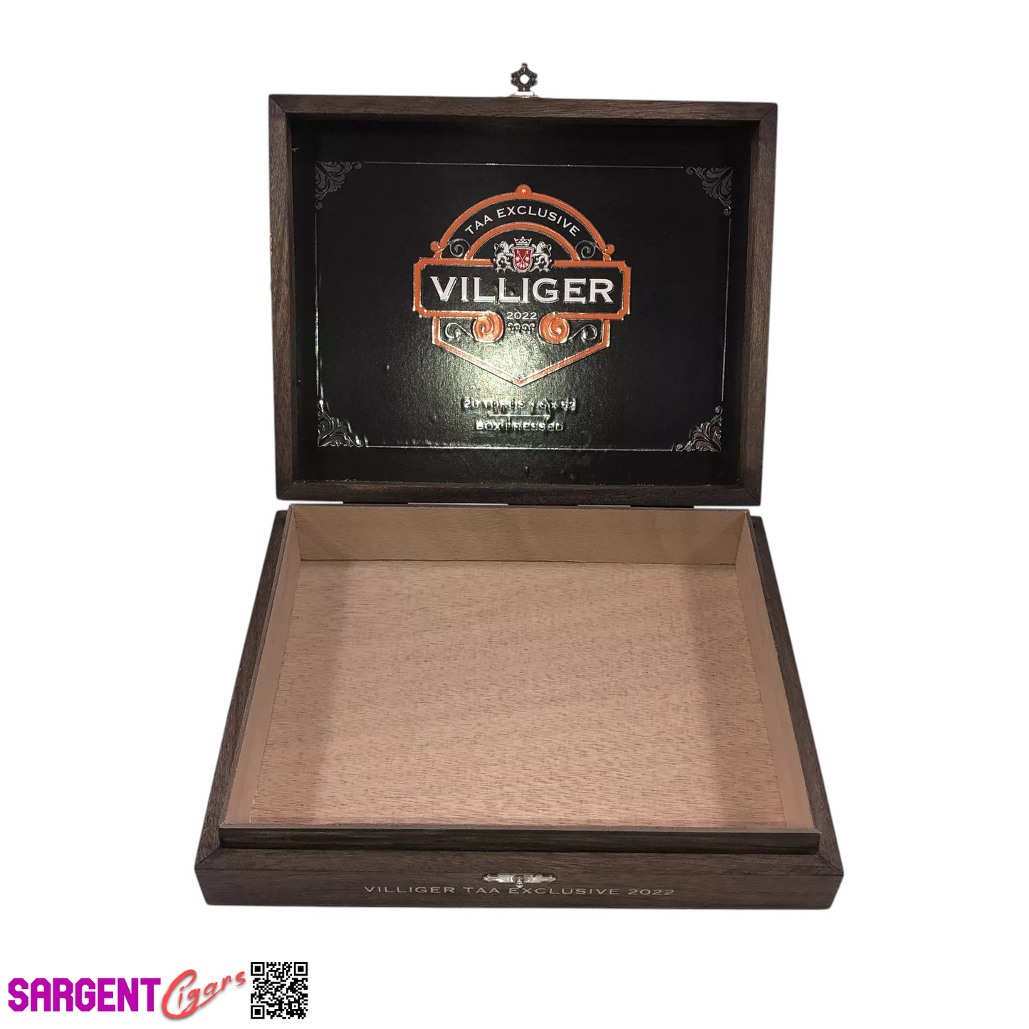 Villiger Exclusivo 2022 Empty Wooden Cigar Box 9x7x2