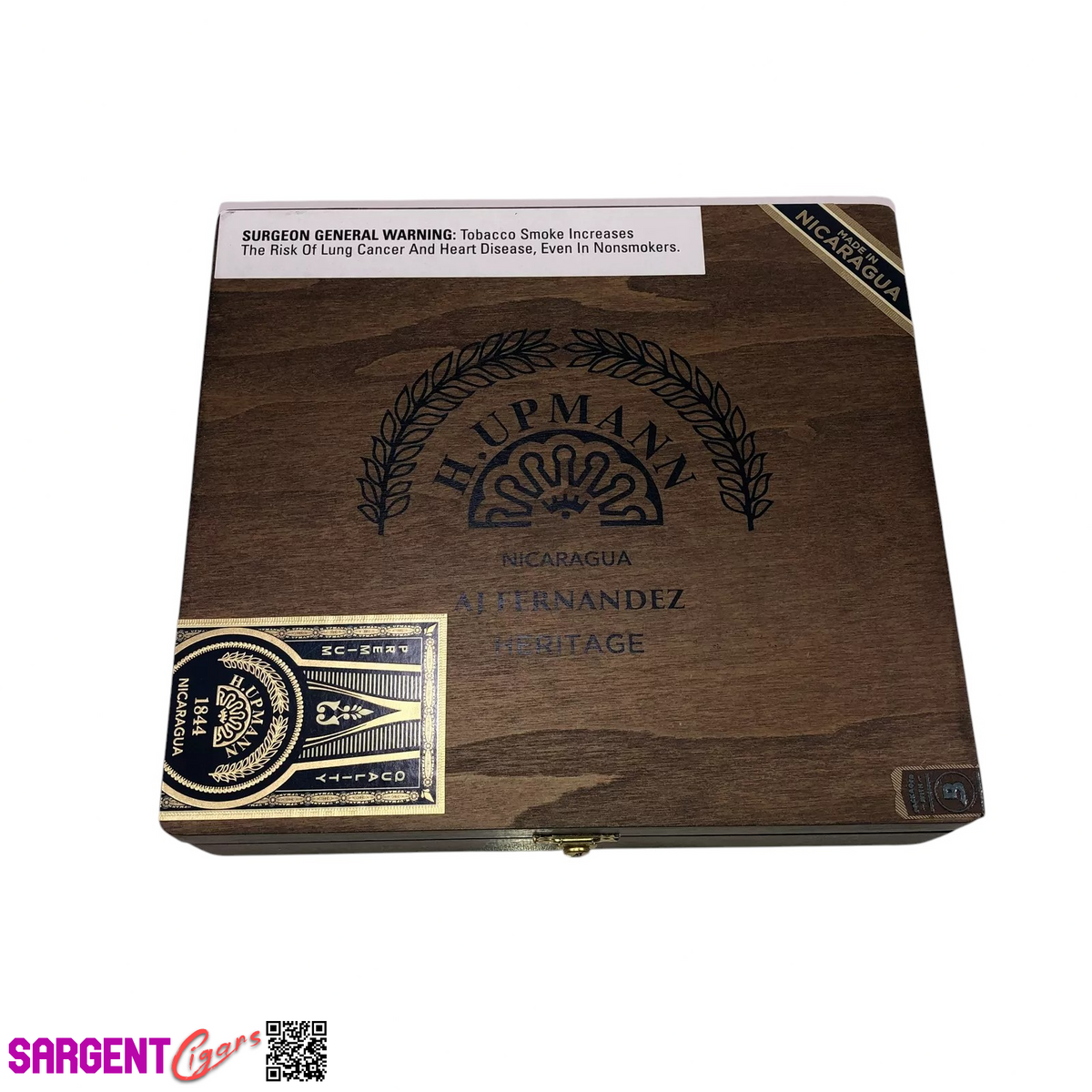 H Upmann Heritage Churchill Empty Wooden Cigar Box 9.25x8.25x2
