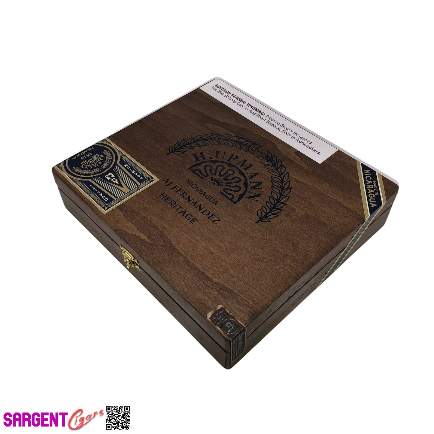 H Upmann Heritage Churchill Empty Wooden Cigar Box 9.25x8.25x2