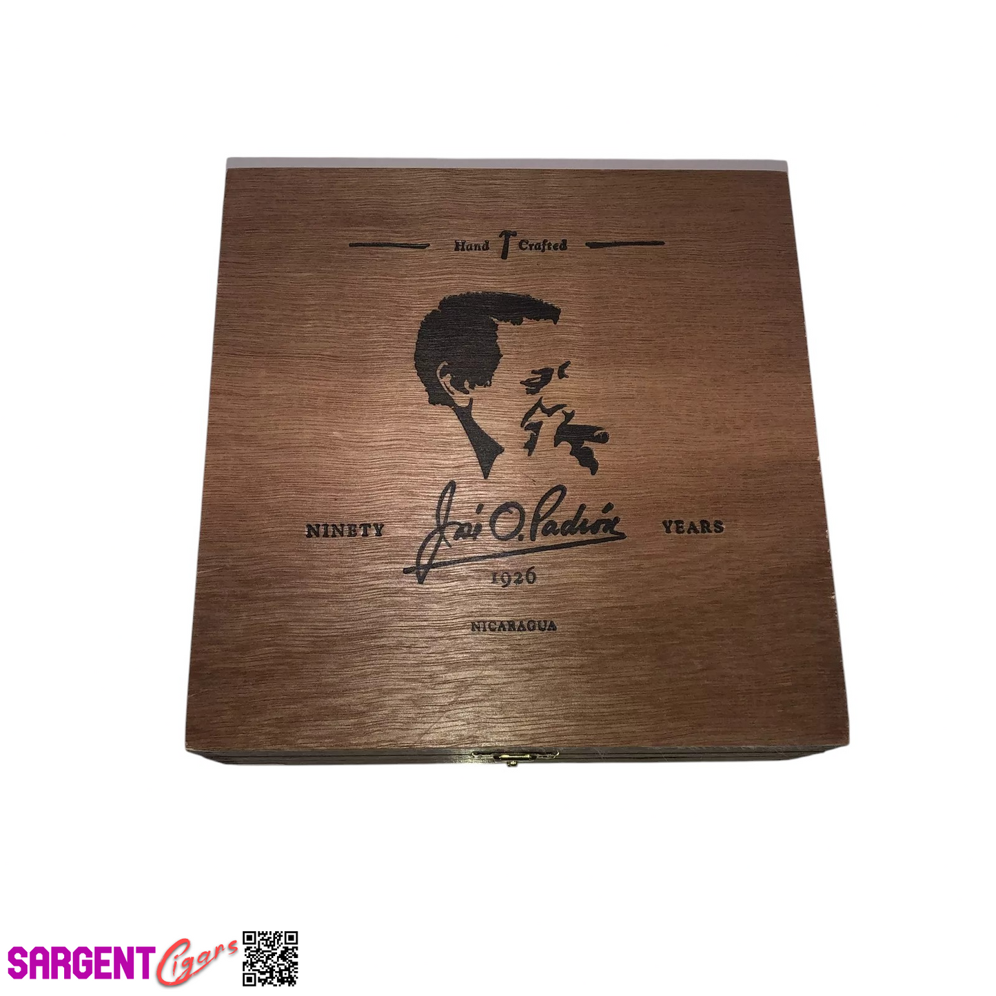 Padron No90 Empty Wooden Cigar Box 7.5x7.5x2.75