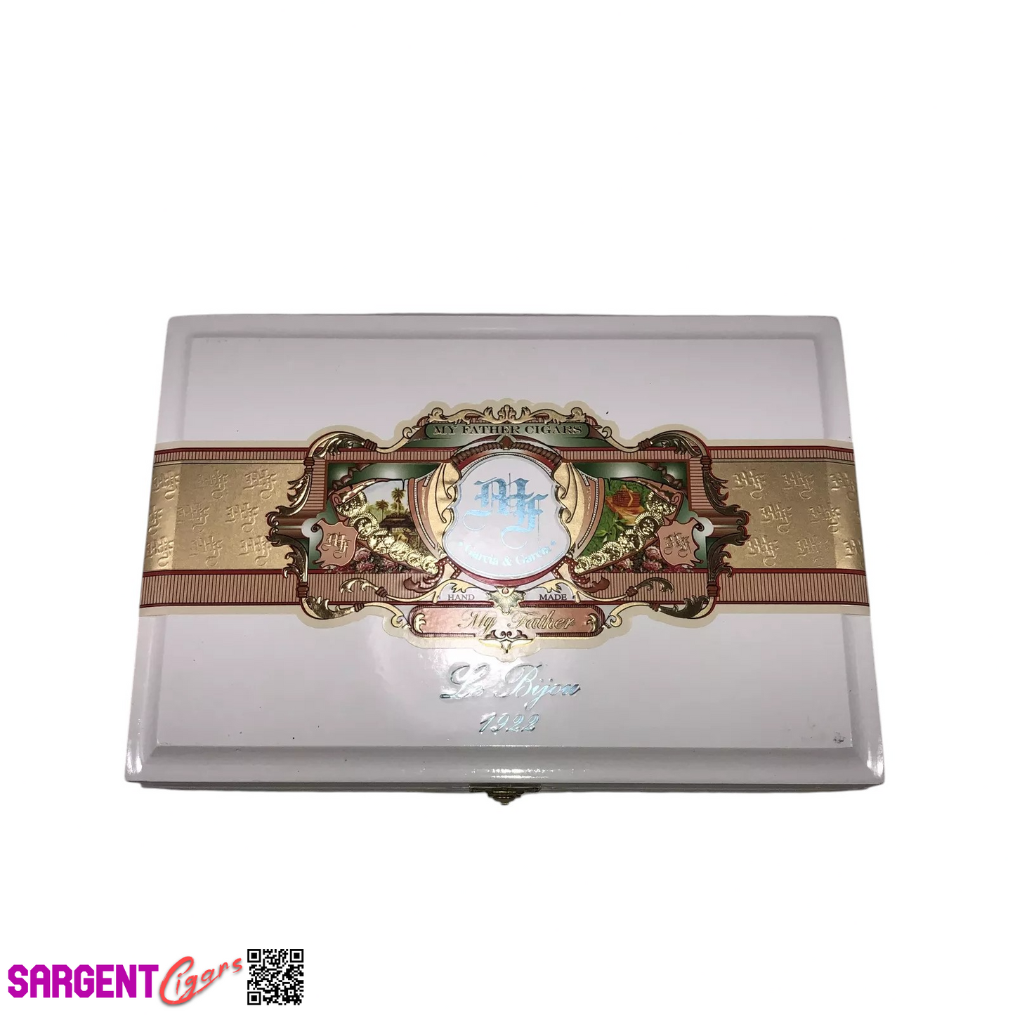 My Father Cigars Le Bijou 1922 Torpedo Empty Wooden Cigar Box 10.5x7.25x2